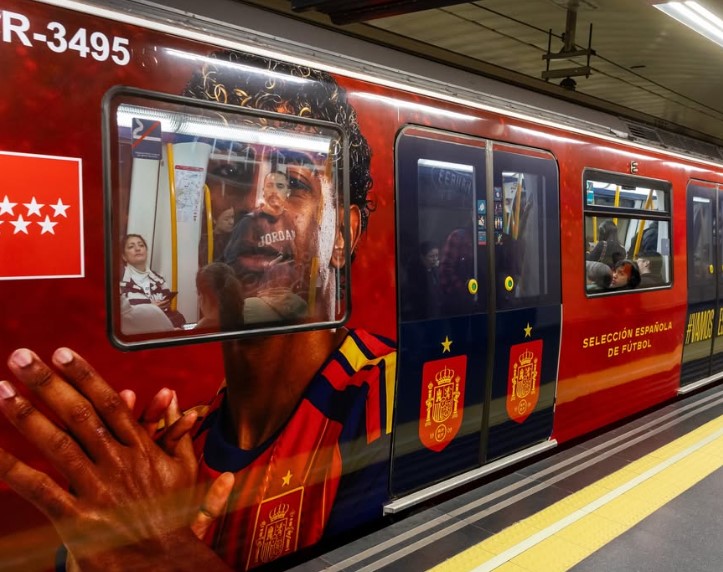 Vinilos para metro del mundial 2026